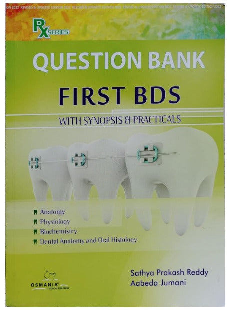 RX Series First BDS Question Bank With Synopsis & Practical's (Revised & Updated Edition 2022) Paperback – 1 January 2022