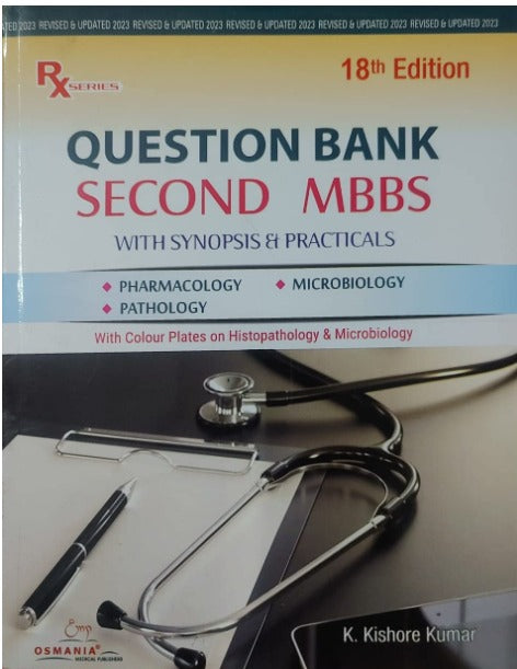 Second MBBS Question Bank With Synopsis and Practical's latest updated 18th edition